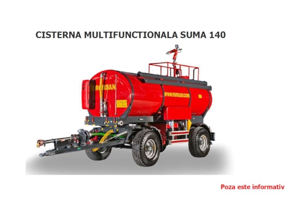 Cisterna ROMSAN R14000TK4P(SUMA 140) de vanzare